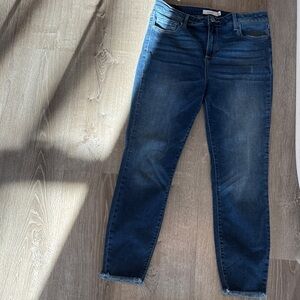 Cello Dark Blue Ankle Jeans